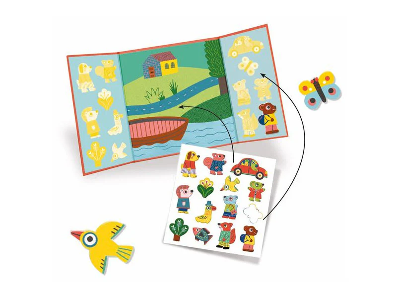Pochette DIY pour les tout-petits - Stickers épais et repositionnables - Image 3