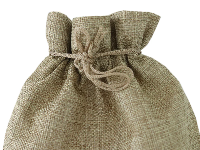 Pochon en toile de jute - 19 x 29 cm - Image 4