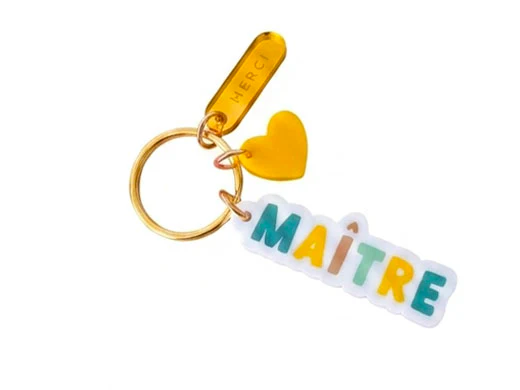 Porte-clé Maßtre Cadeau fin d'année scolaire - Print Your Love