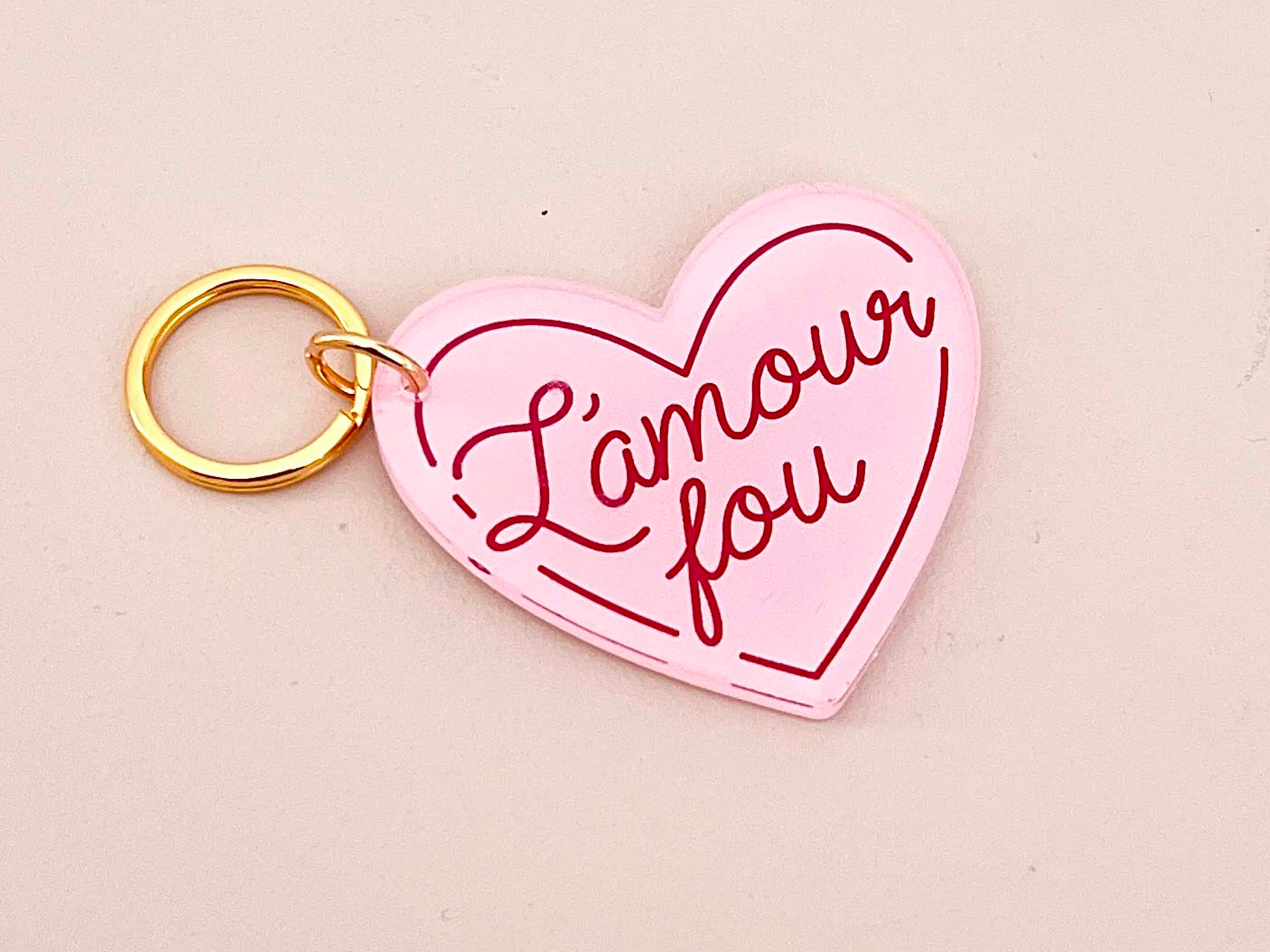 Porte-clé coeur - L'amour fou - Image 2