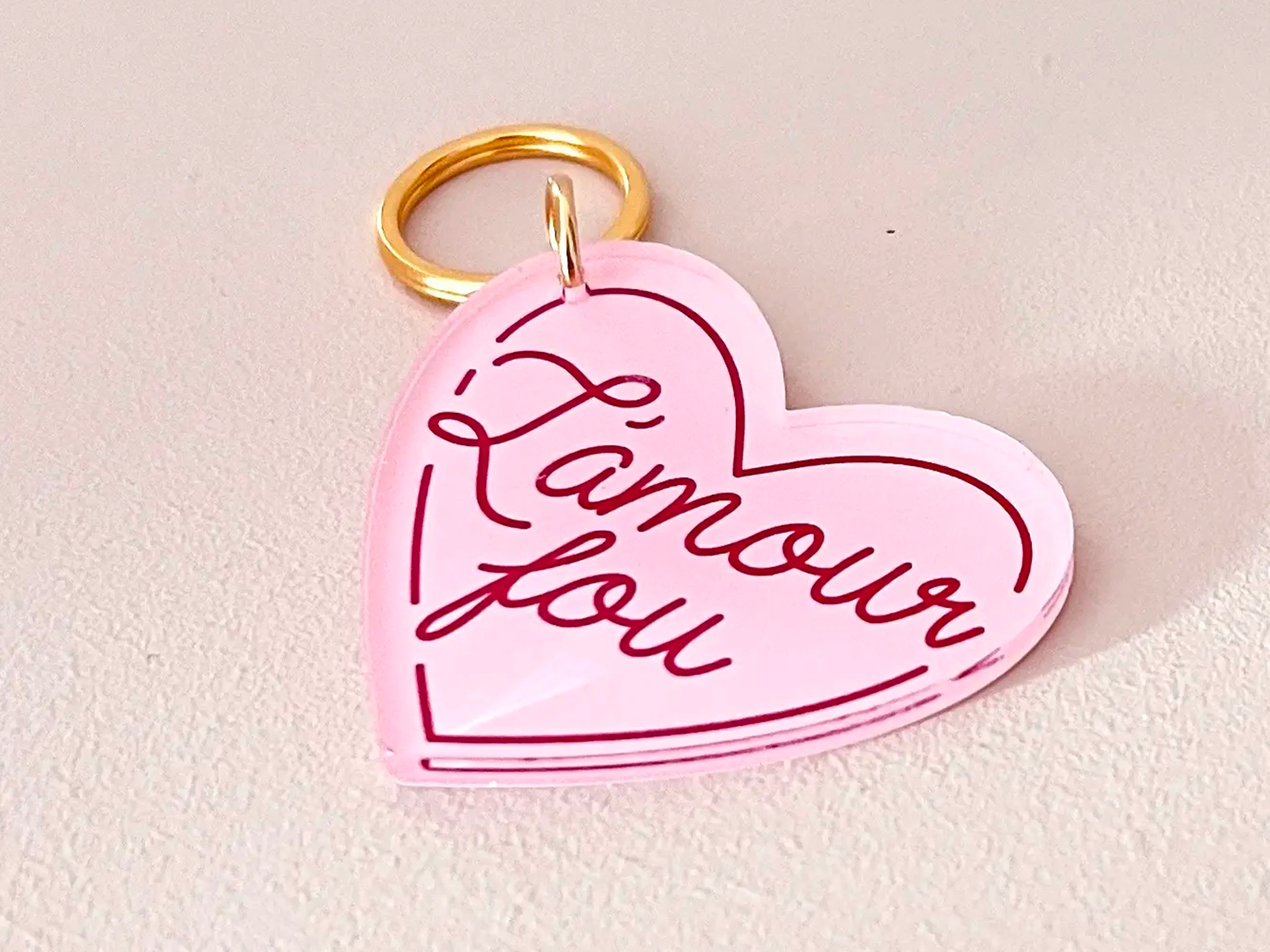 Porte-clé coeur - L'amour fou - Image 3