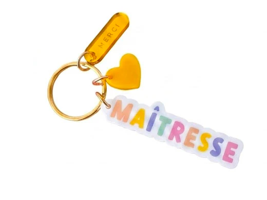 Porte-clé Maîtresse Cadeau fin d'année scolaire - Print Your Love