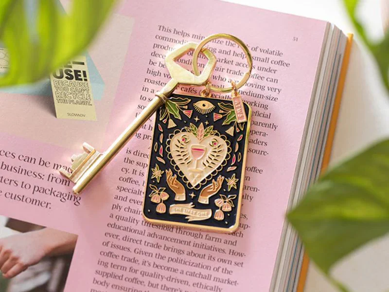 Porte-clés en émail Tarot Tipsy Card - ATWS - Image 2