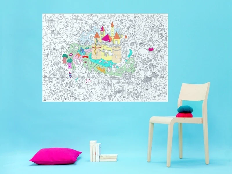 Poster géant en papier à colorier - MAGIC - OMY - Image 2