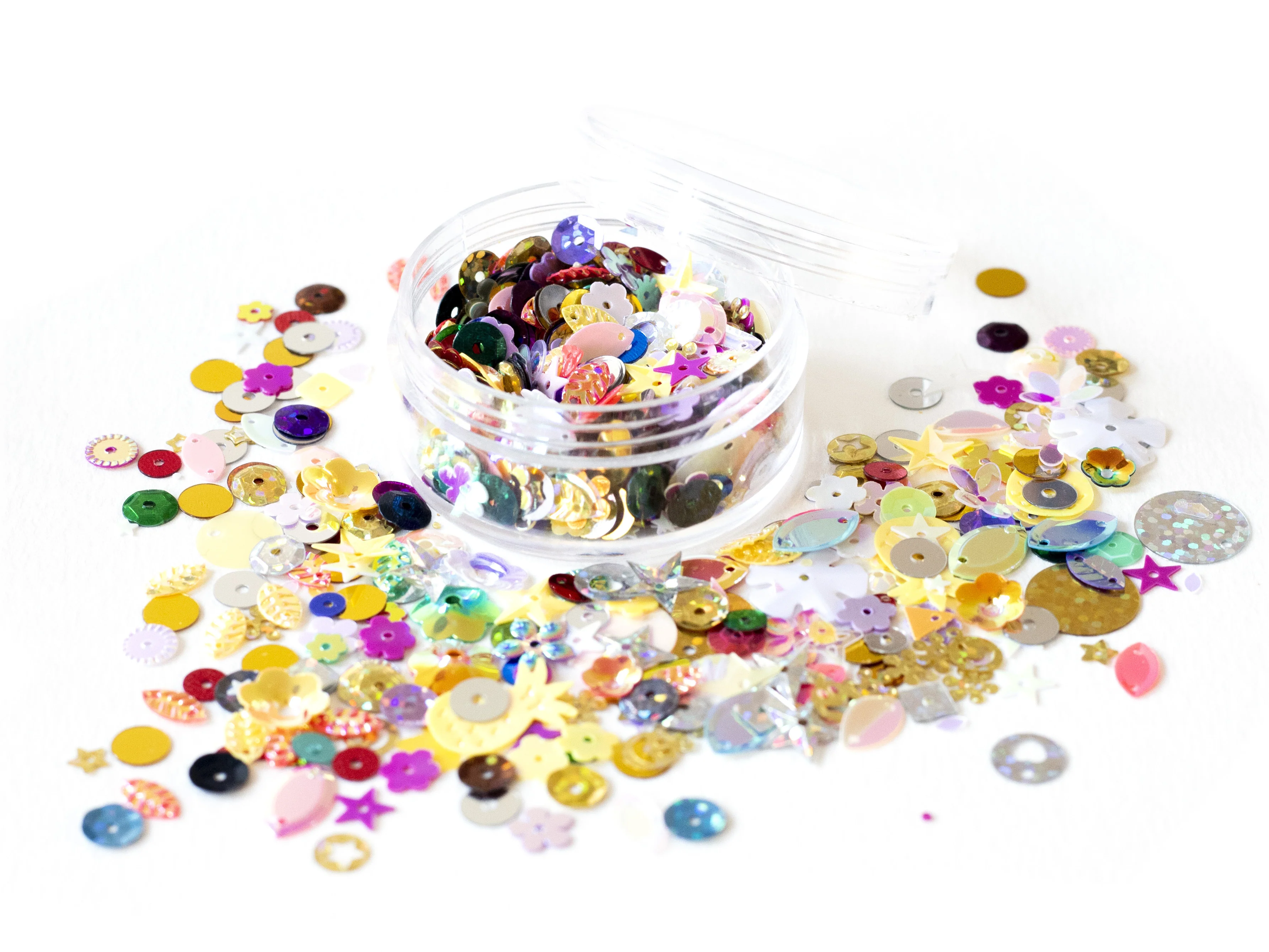 Pot de 1000 sequins multicolores