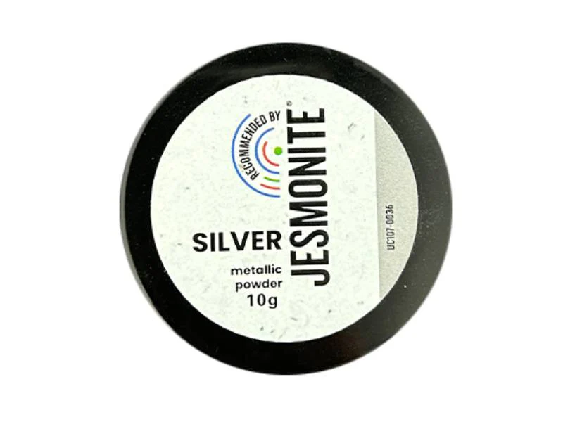 Poudre métallique pour Jesmonite 10 gr - Argenté - Image 3