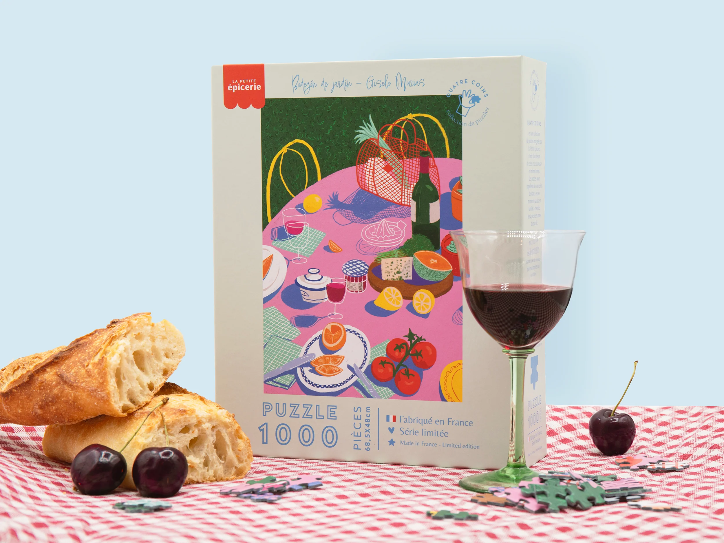 Puzzle Bodegon de jardin par Gisèle Murias 1000 pièces - Image 2