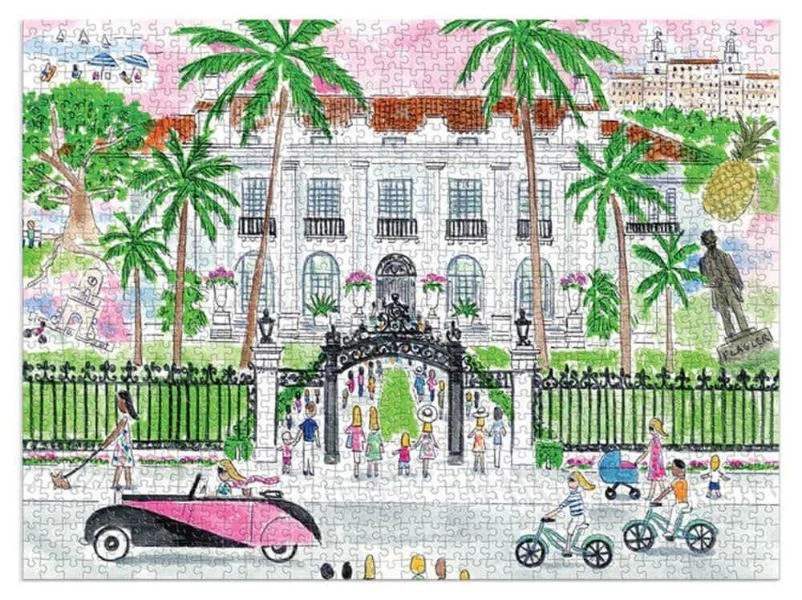 Puzzle A sunny day in Palm Beach - 1000 pièces - Galison - Image 2