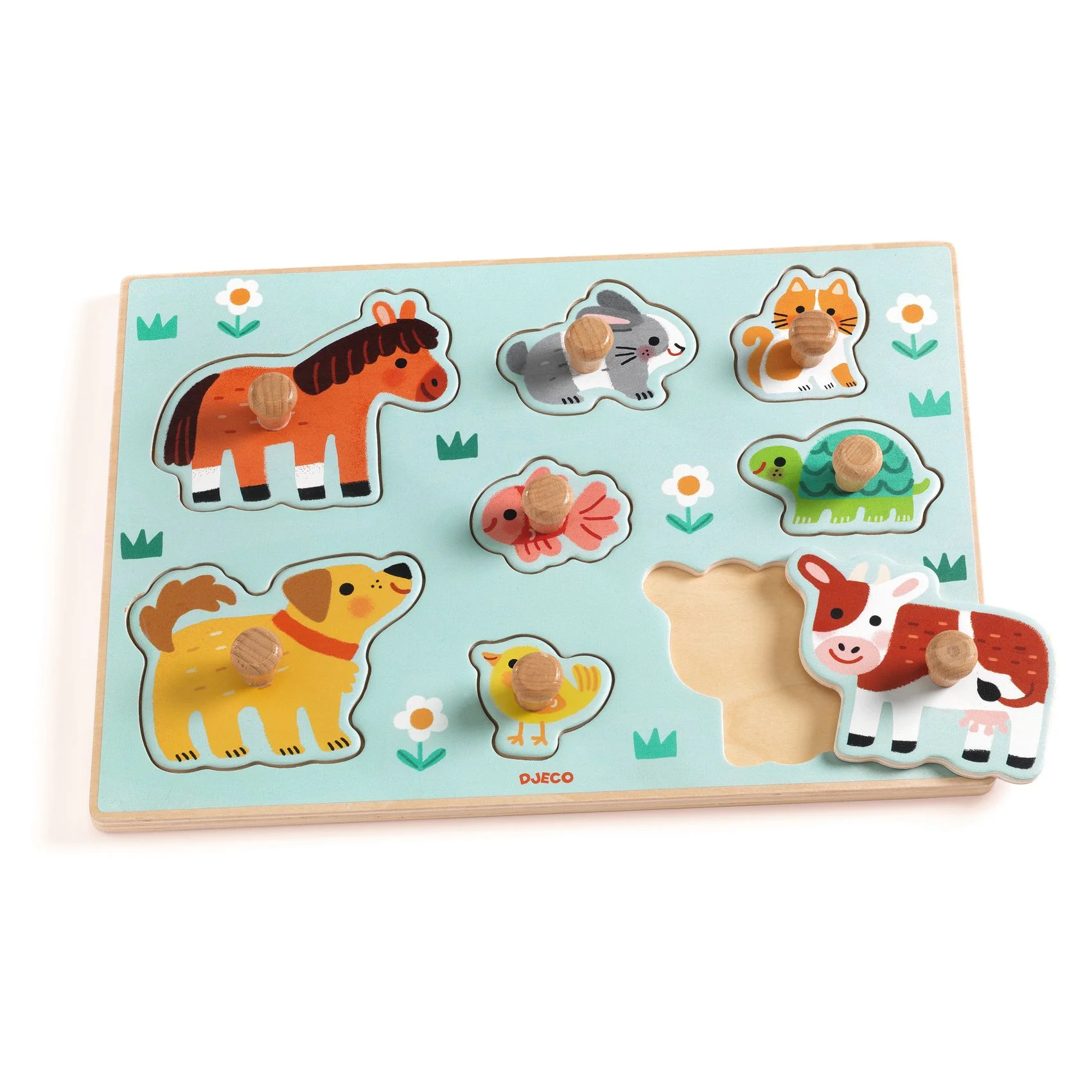 Puzzle animaux en bois Dogn'Co - Djeco - Image 4