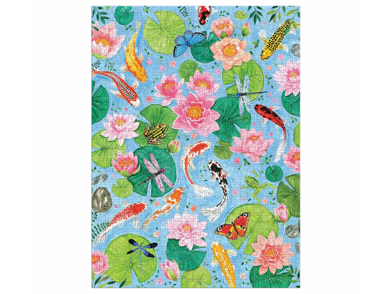 Puzzle By The koi Pond - 1000 pièces - Galison - Image 3