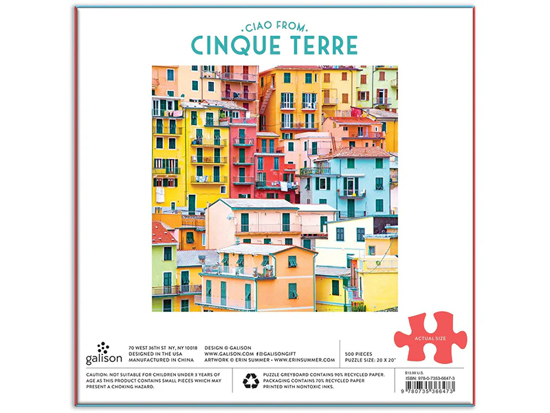 Puzzle Ciao from Cinque Terre - 500 pièces - Image 6