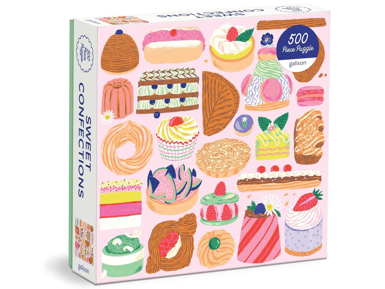 Puzzle Sweet Confections - 500 pièces - Galison
