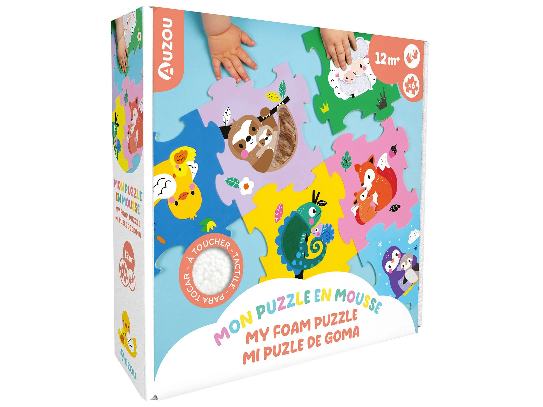 Mon puzzle en mousse à toucher - Auzou