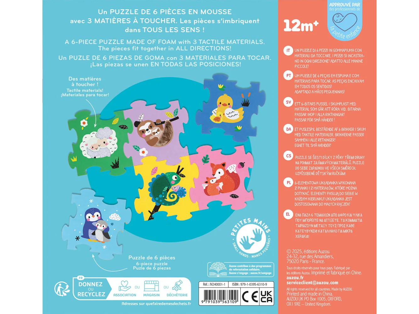 Mon puzzle en mousse à toucher - Auzou - Image 4