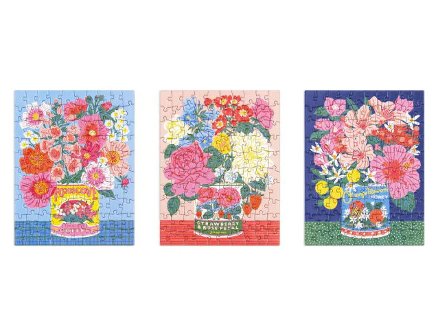 Puzzle Ever Upward Set of 3 Puzzles in Tins - Galison - Image 4