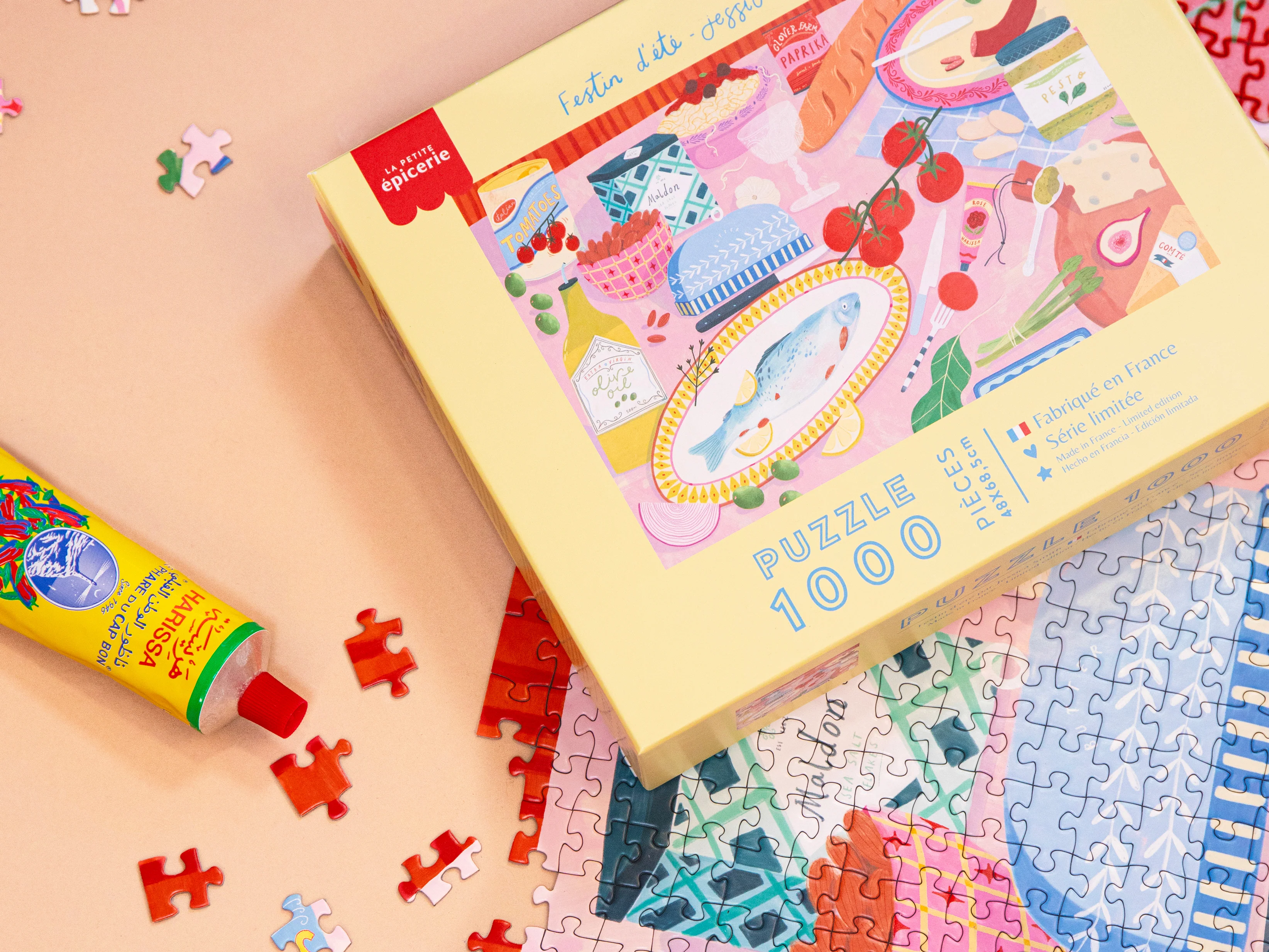 Puzzle Festin d'été  par Jessica Smith - 1000 pièces - Image 4