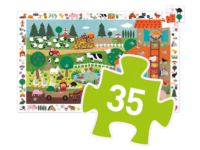 Puzzle La ferme - 35 pcs  - FSC MIX - Image 4