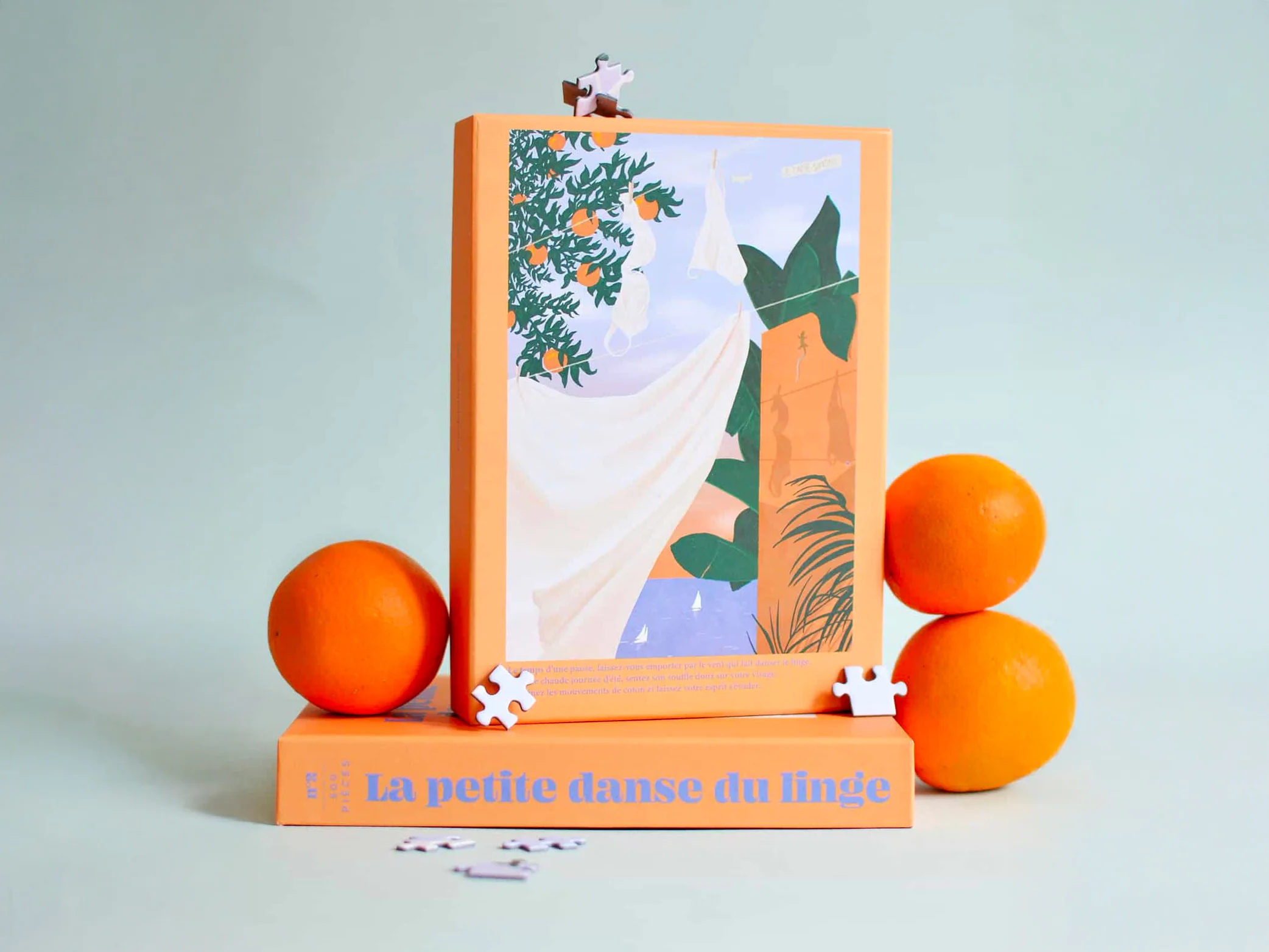 Puzzle La petite danse du linge - 500 pièces - Jour Férié - Image 2