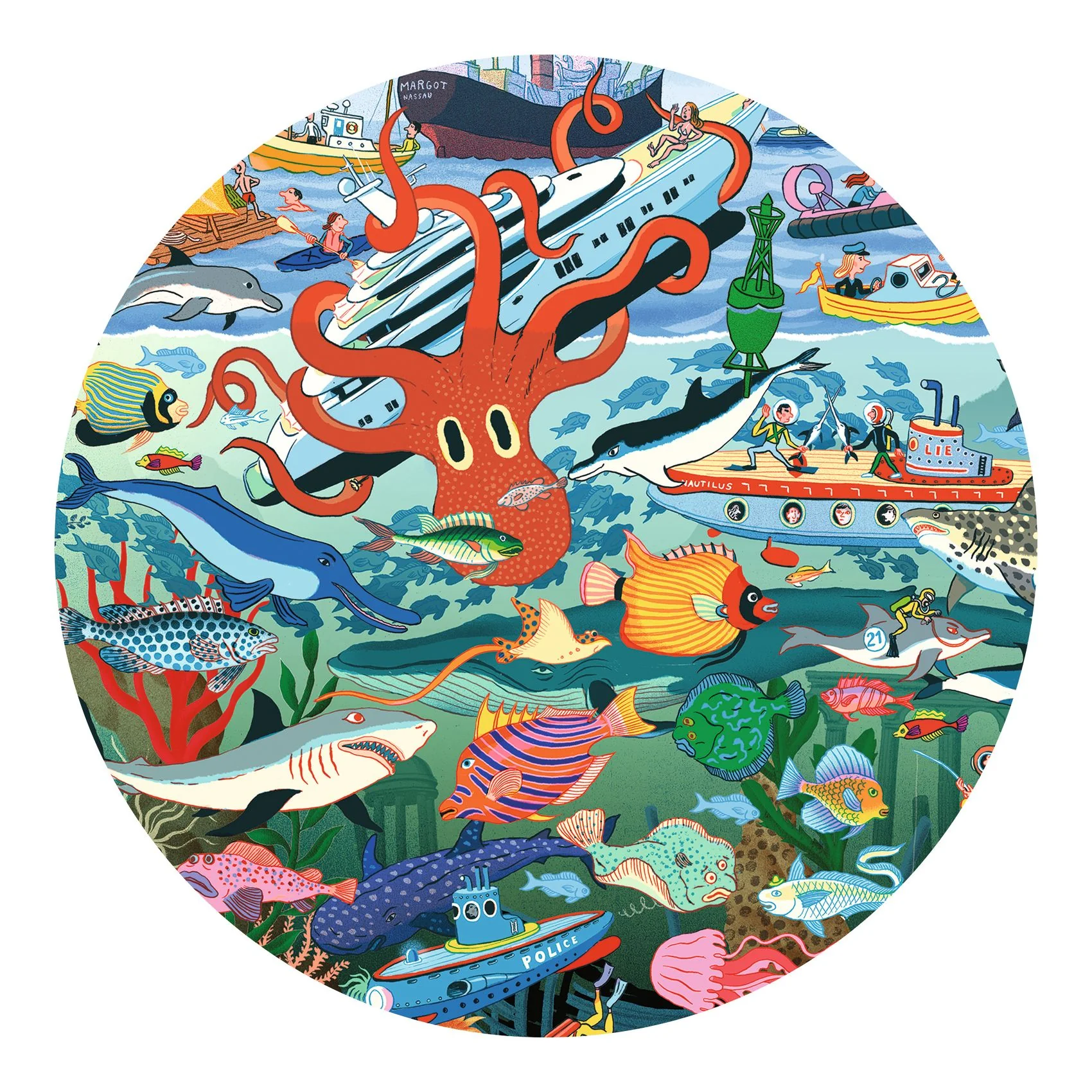 Puzzle Les secrets de la mer 200 pièces - Djeco - Image 2