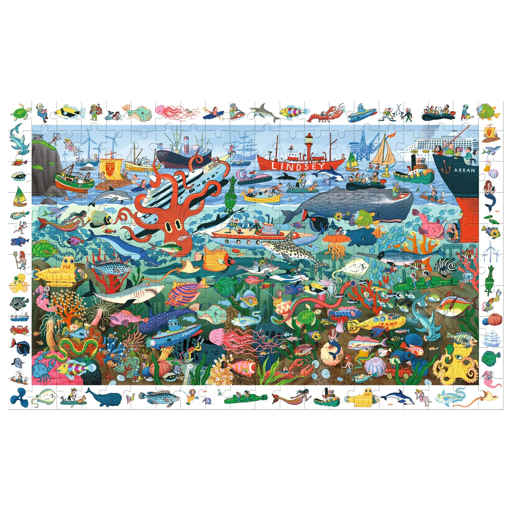 Puzzle Les secrets de la mer 200 pièces - Djeco - Image 3