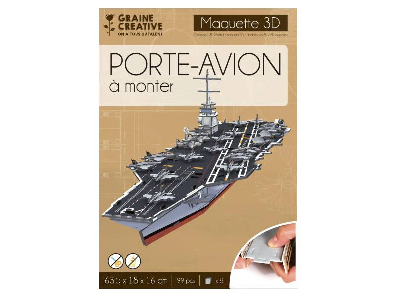Puzzle maquette - Porte-avions