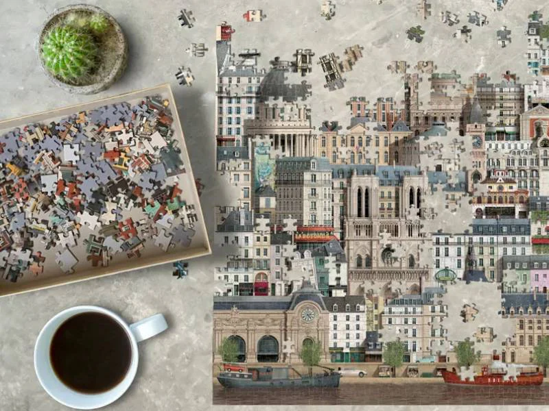 Puzzle 1000 pièces - Paris - Martin Schwartz - Image 3