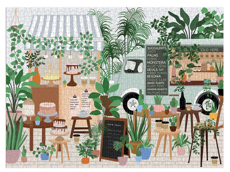 Puzzle Plant Cafe - 1000 pièces - Image 3