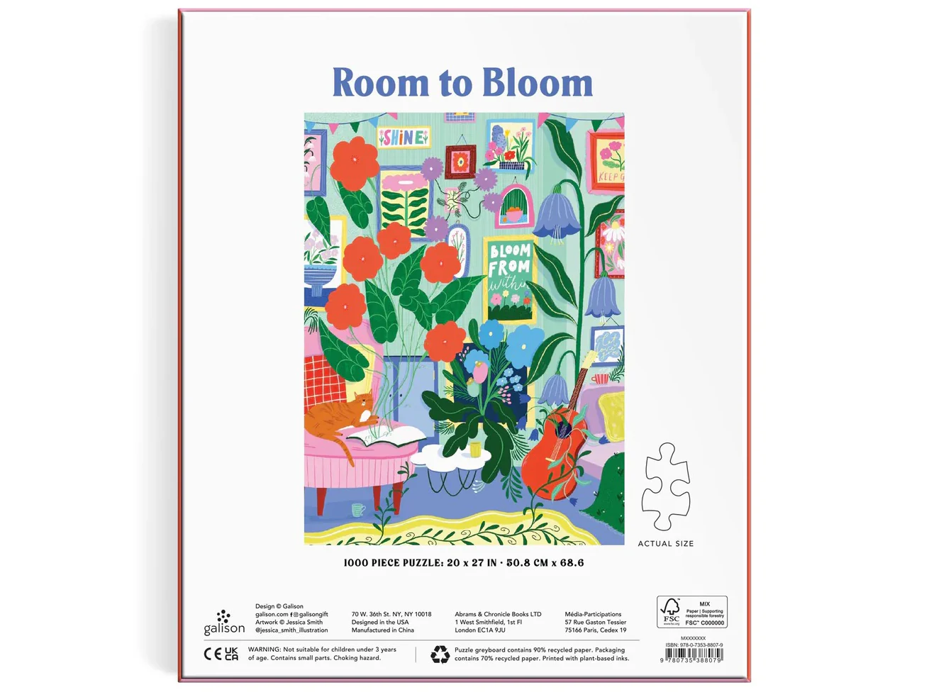 Puzzle Room to Bloom - 1000 pièces - Galison - Image 6