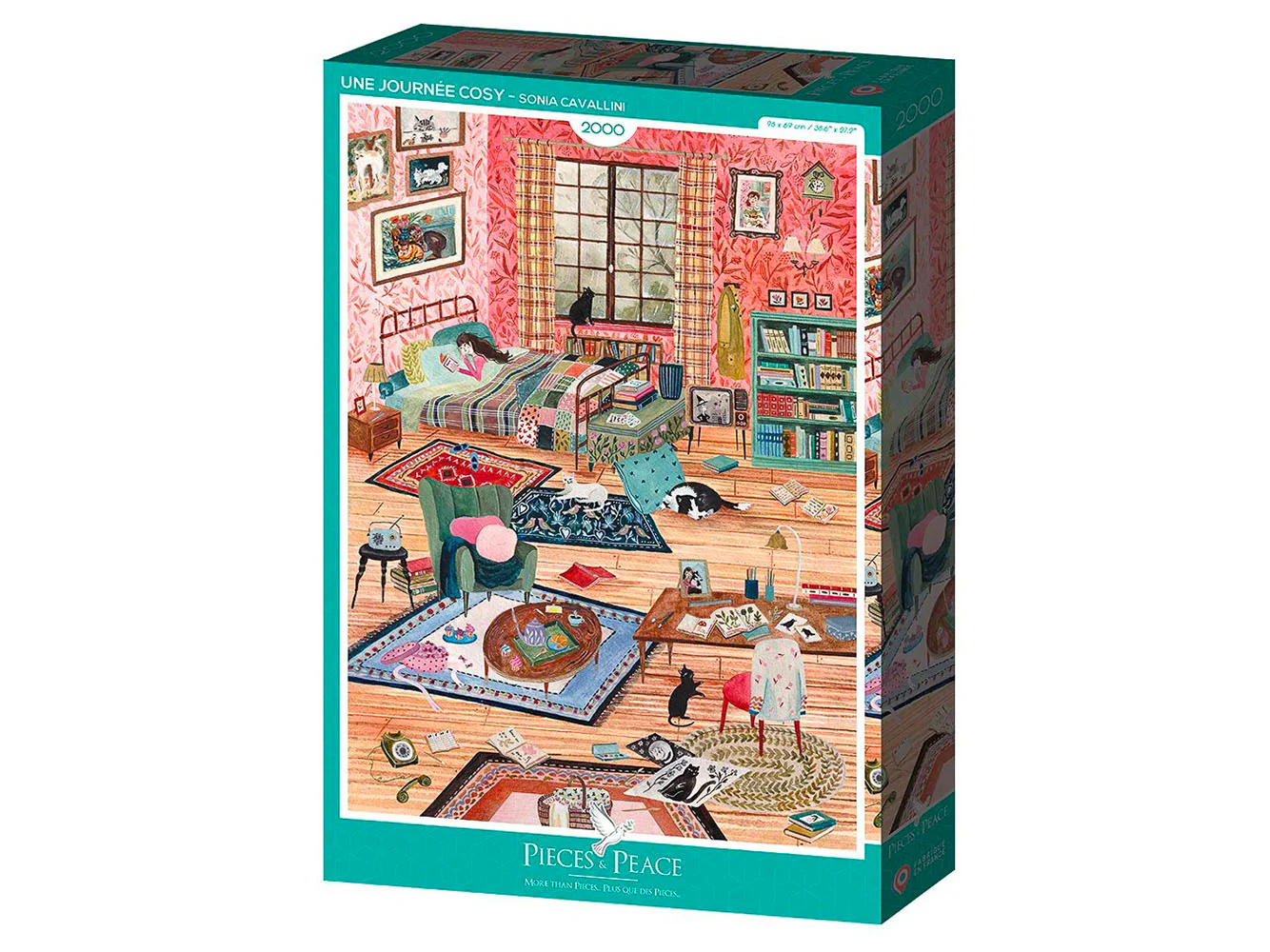 Puzzle Une Journée Cosy 2000 pièces – Pieces & Peace