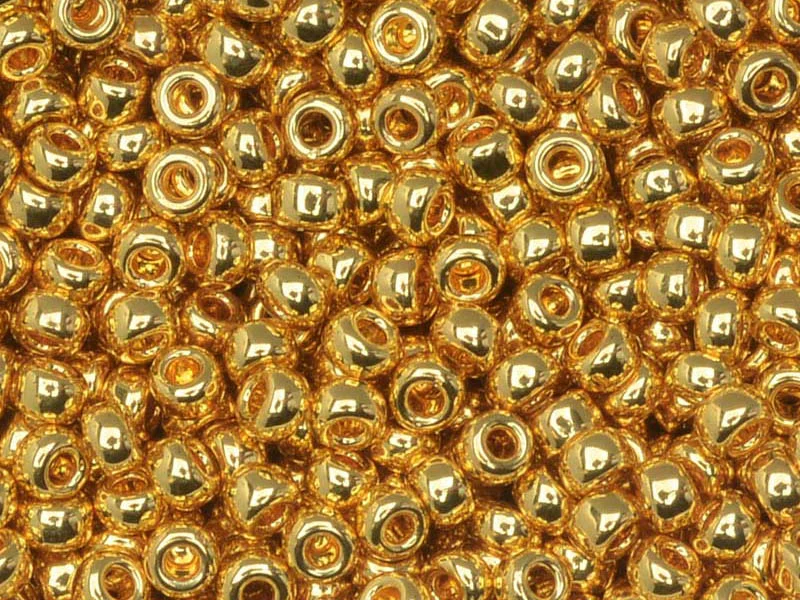 Rocailles Miyuki 11/0 24kt gold plated - 191