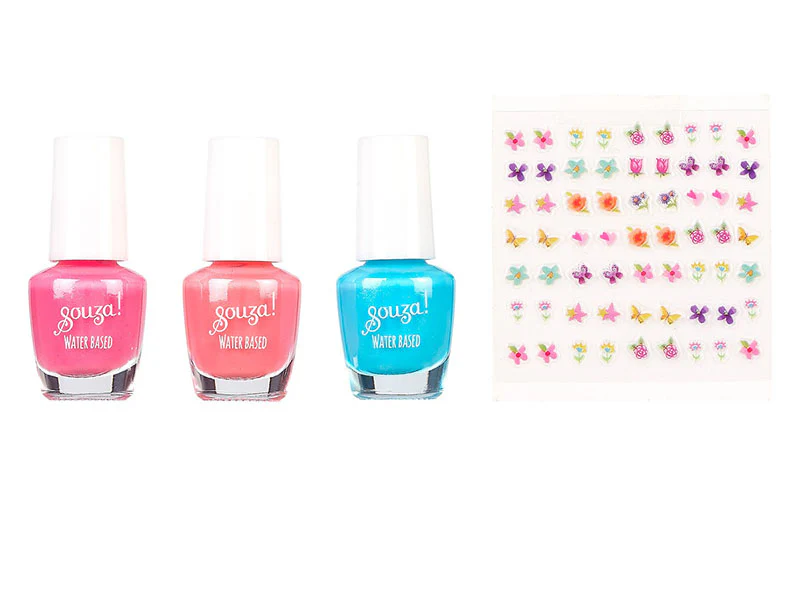 Set de vernis et stickers ongles - Souza - Image 2