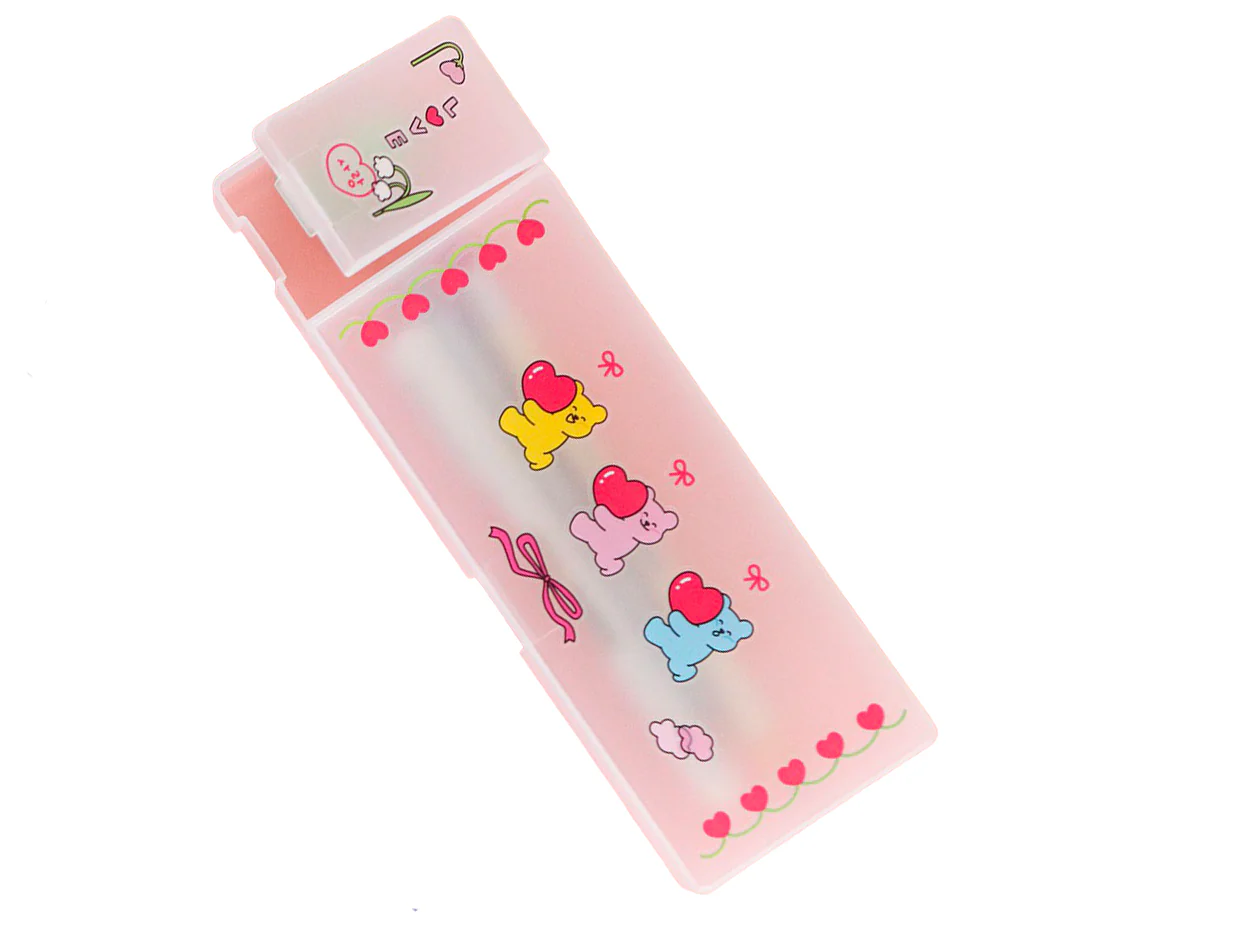 Set stickers et trousse - Oursons d'amour