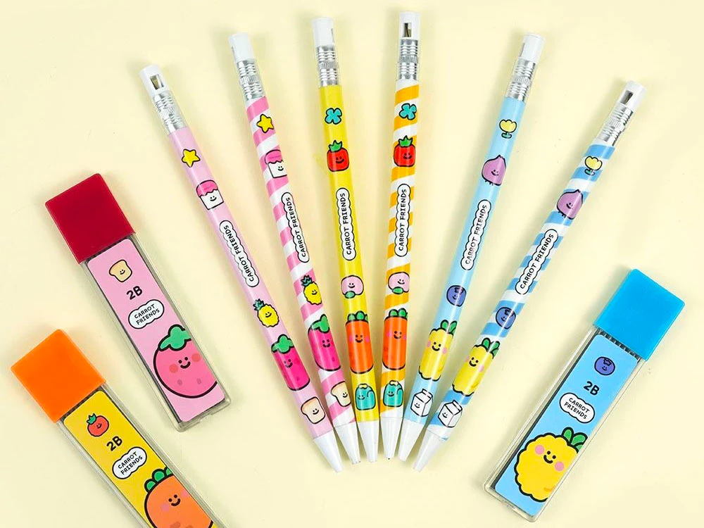Set taille-crayon + crayon Carrot Friends - Carotte - Image 2