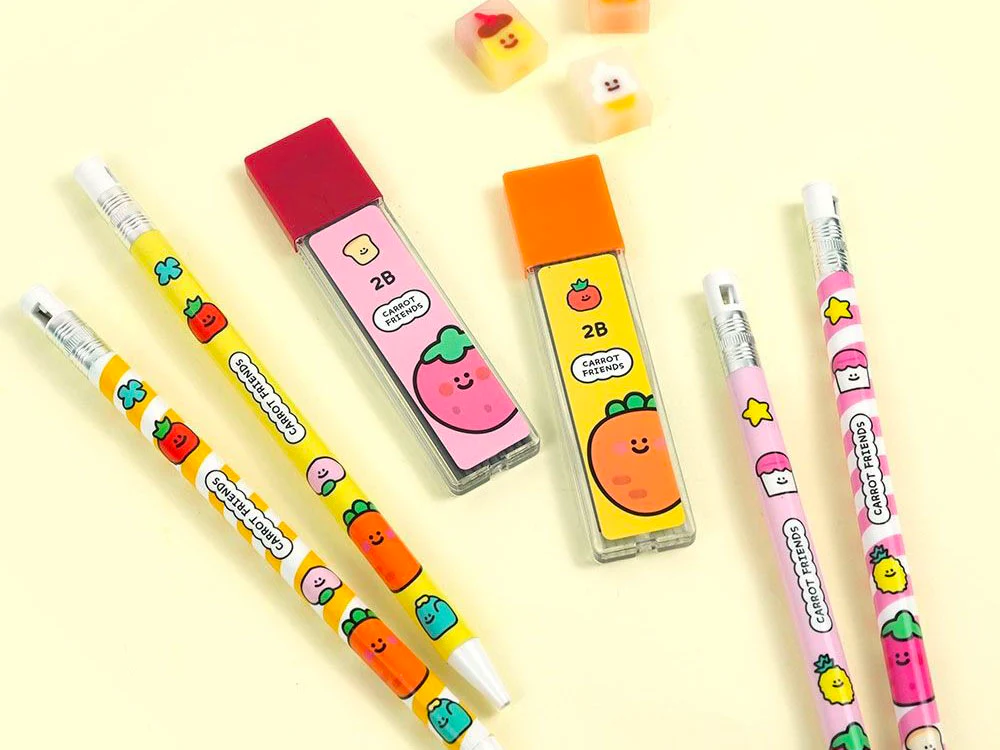 Set taille-crayon + crayon Carrot Friends - Carotte - Image 4