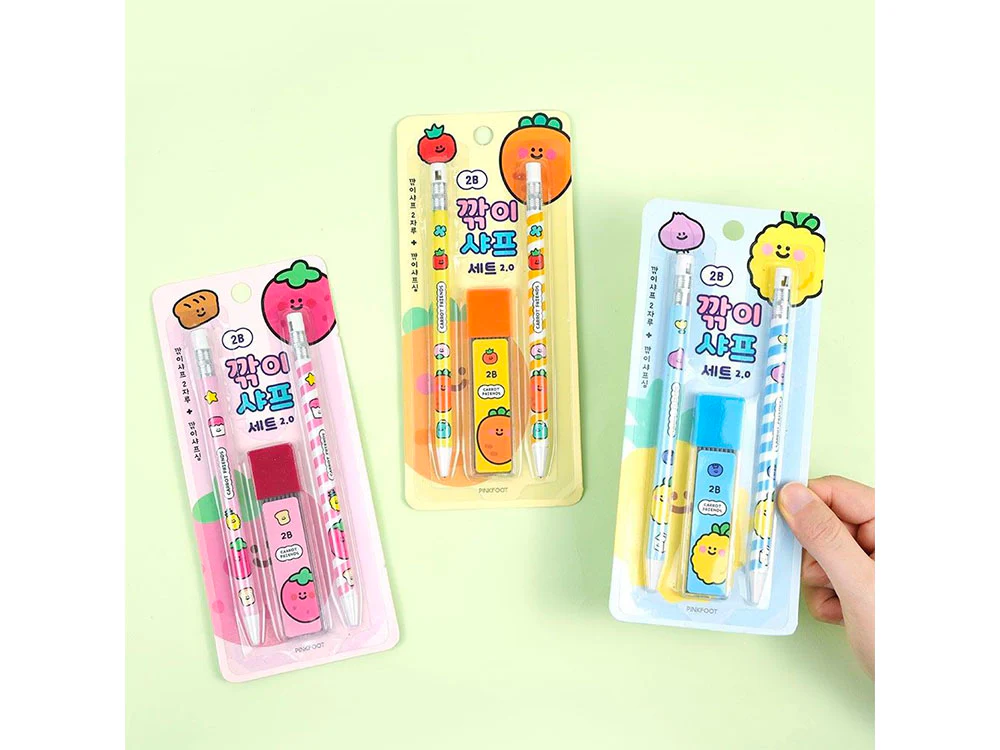 Set crayons et mines Carrot Friends - Fraise - Image 5