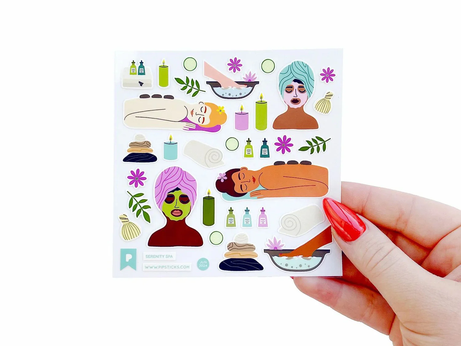 Stickers Spa relaxant (Serenity Spa) - Pipsticks