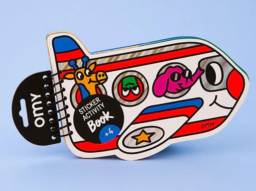 Carnet de stickers multi-activités - Avion - Omy - Image 6