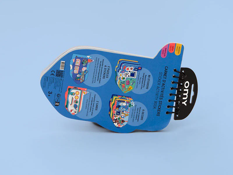 Carnet de stickers multi-activités - Avion - Omy - Image 8