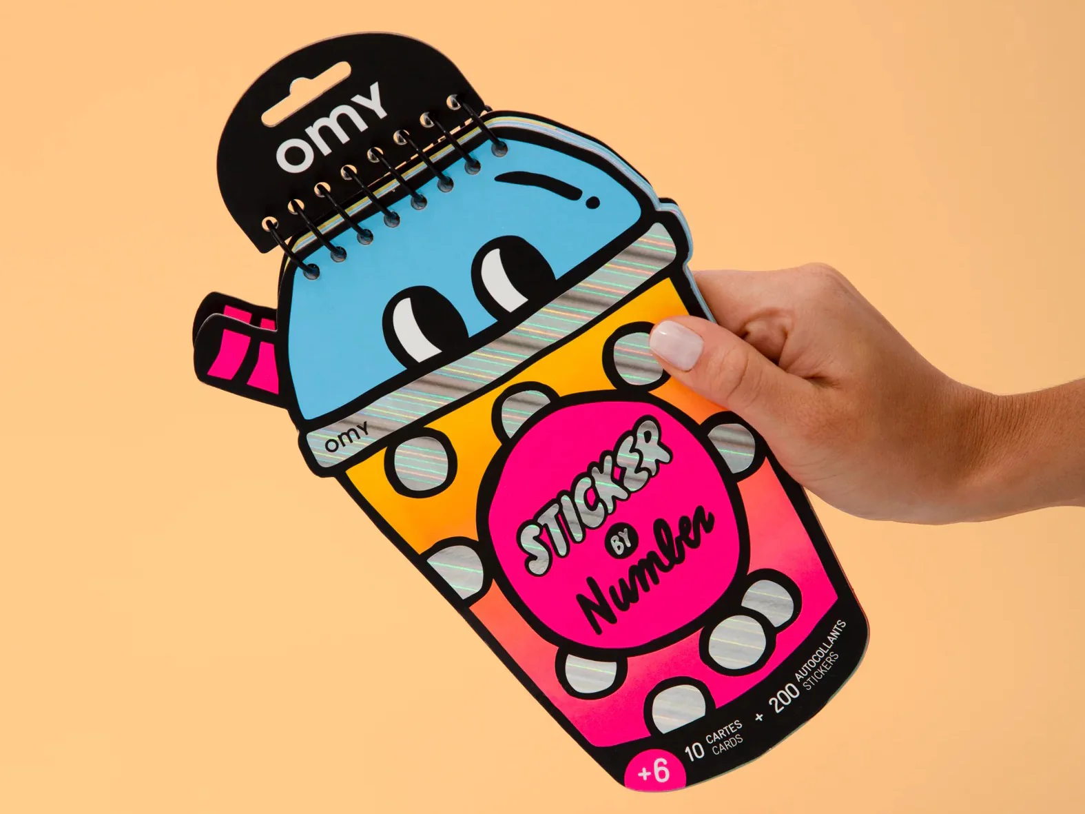 Carnet stickers au numéro - Bubble Tea - Omy - Image 2