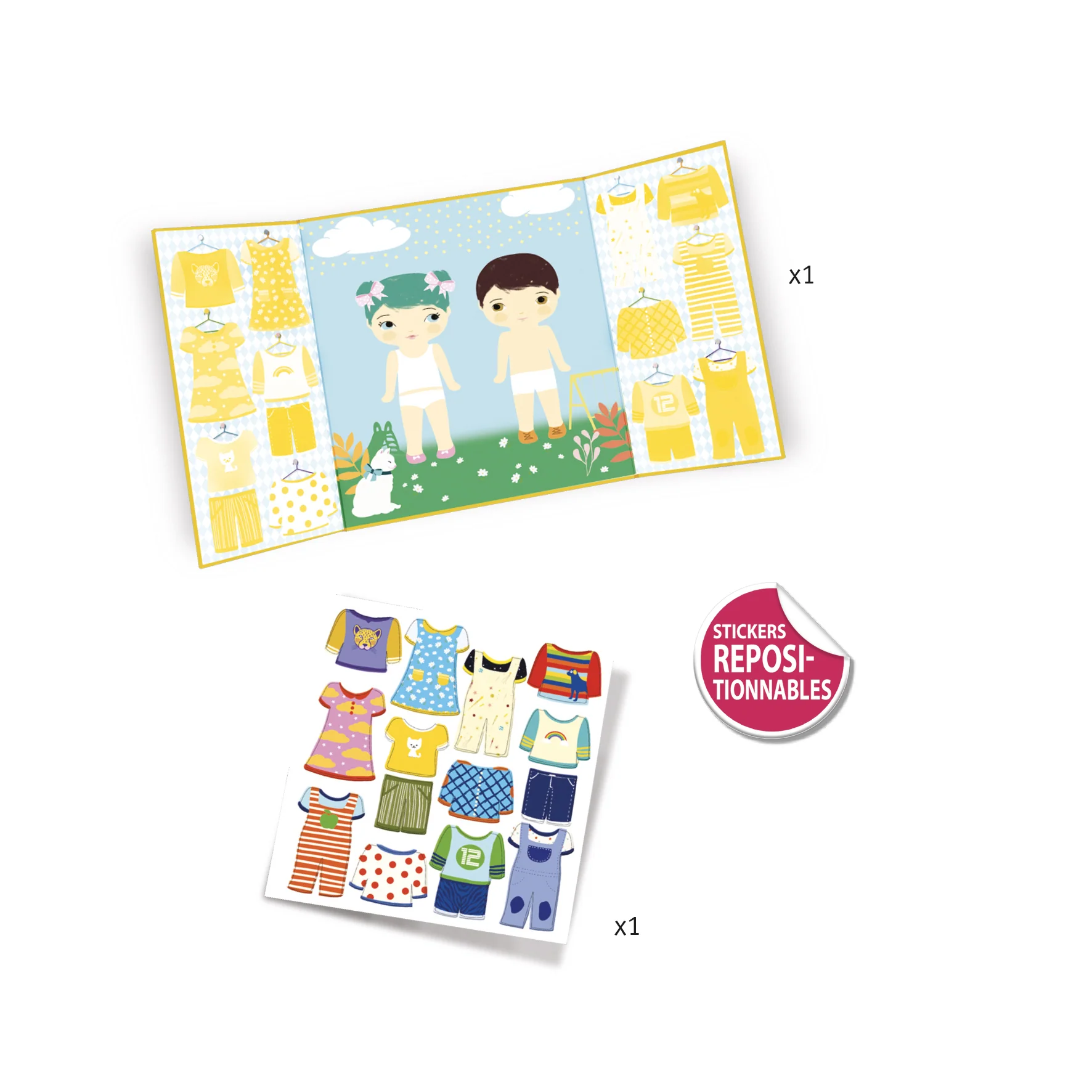 Stickers - Les habits - Image 2