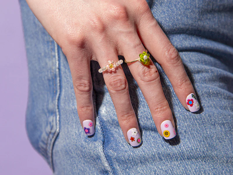 Stickers Nail art - Flower - 120 stickers décoratifs pour ongles - Image 9