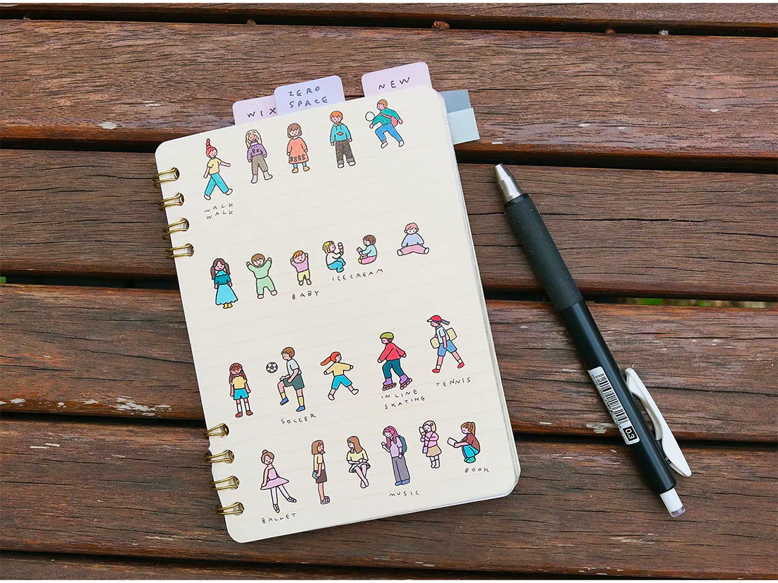 Stickers People Collection holographique - Zero per Zero - Image 2
