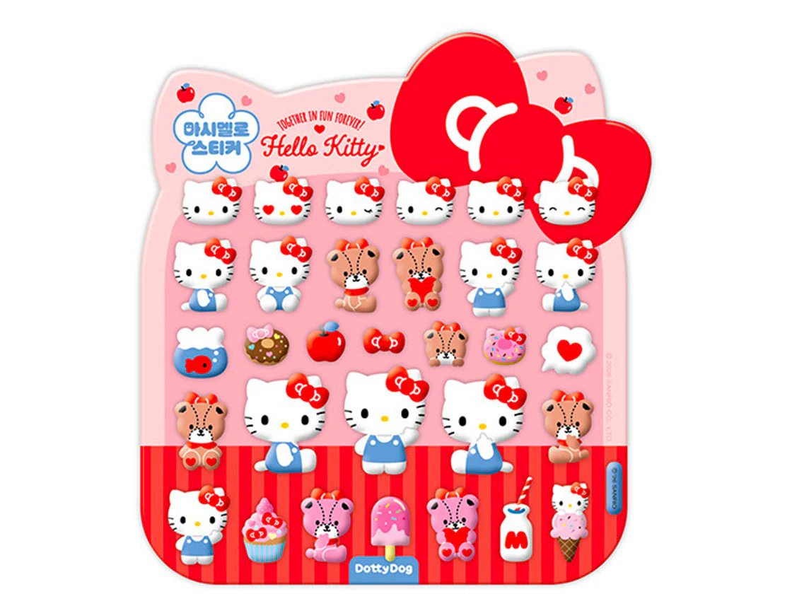Stickers puffy Sanrio - Hello Kitty