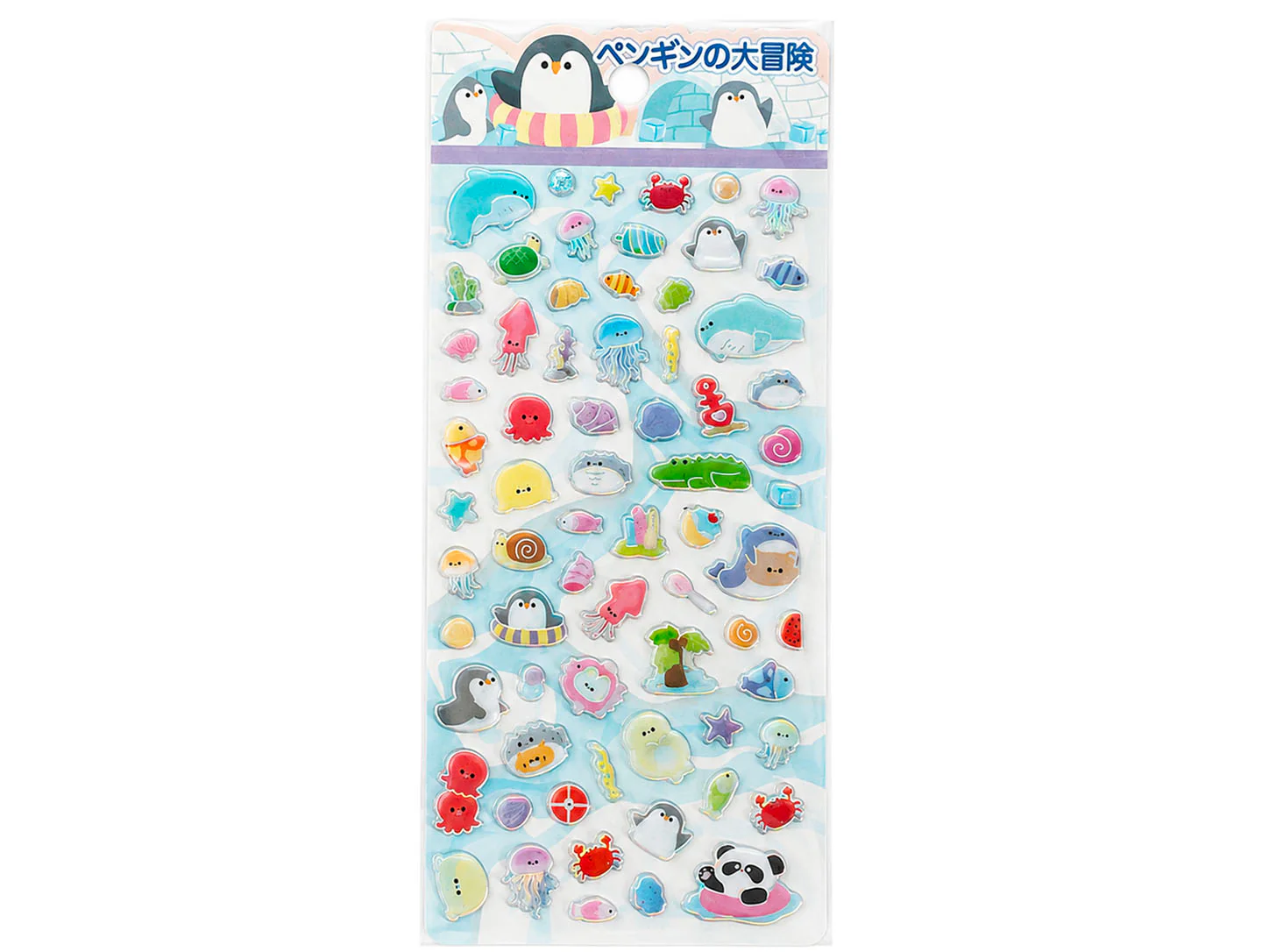 Stickers épais coréens  - Animaux aquatiques