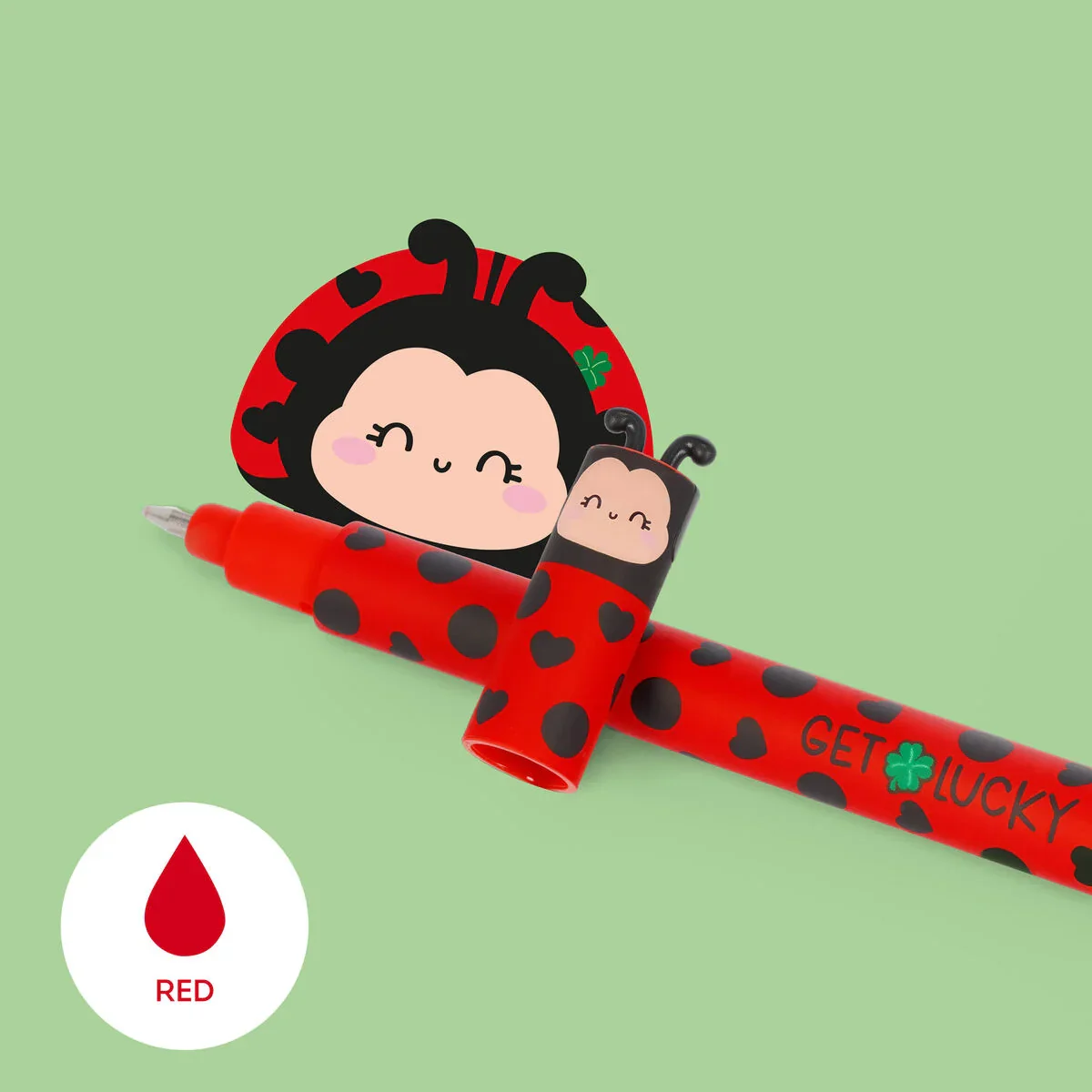 Stylo coccinelle effaçable - Legami - Image 3