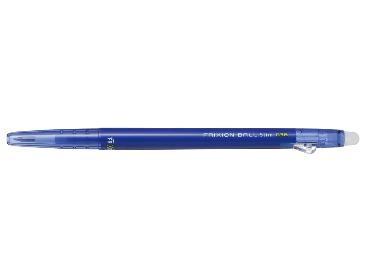 Stylo FriXion Ball Slim 0,38 bleu
