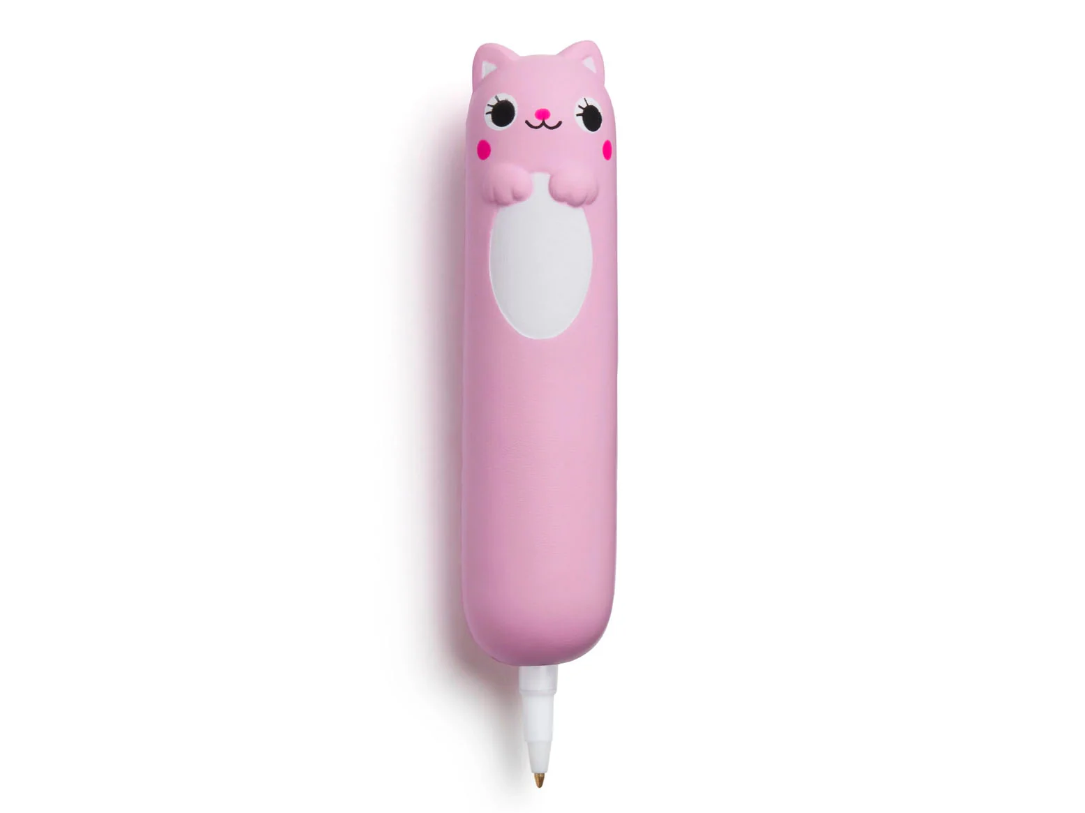 Stylo squishy Chat rose - Jouet anti-stress