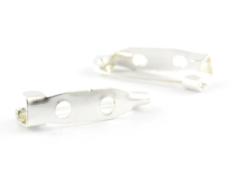 Support pour broche argenté clair - 20 mm