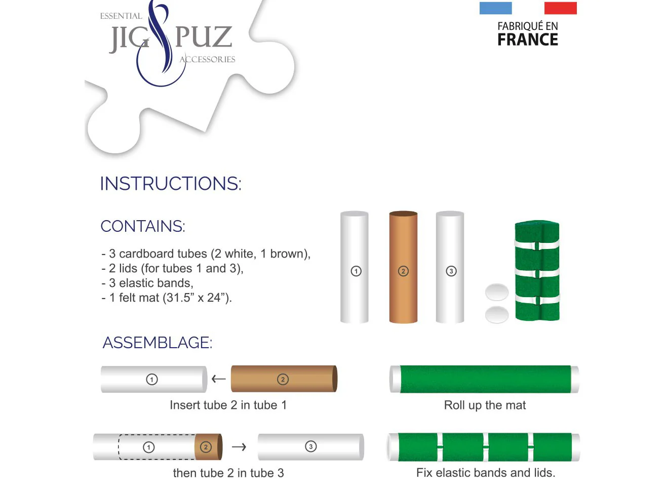 Tapis de puzzle 300 à 1000 pièces – Jig and Puz - Image 5