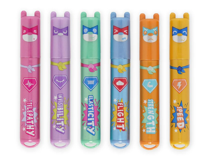 Set de 6 Mini Surligneurs - Teddyâs Superpower - Legami